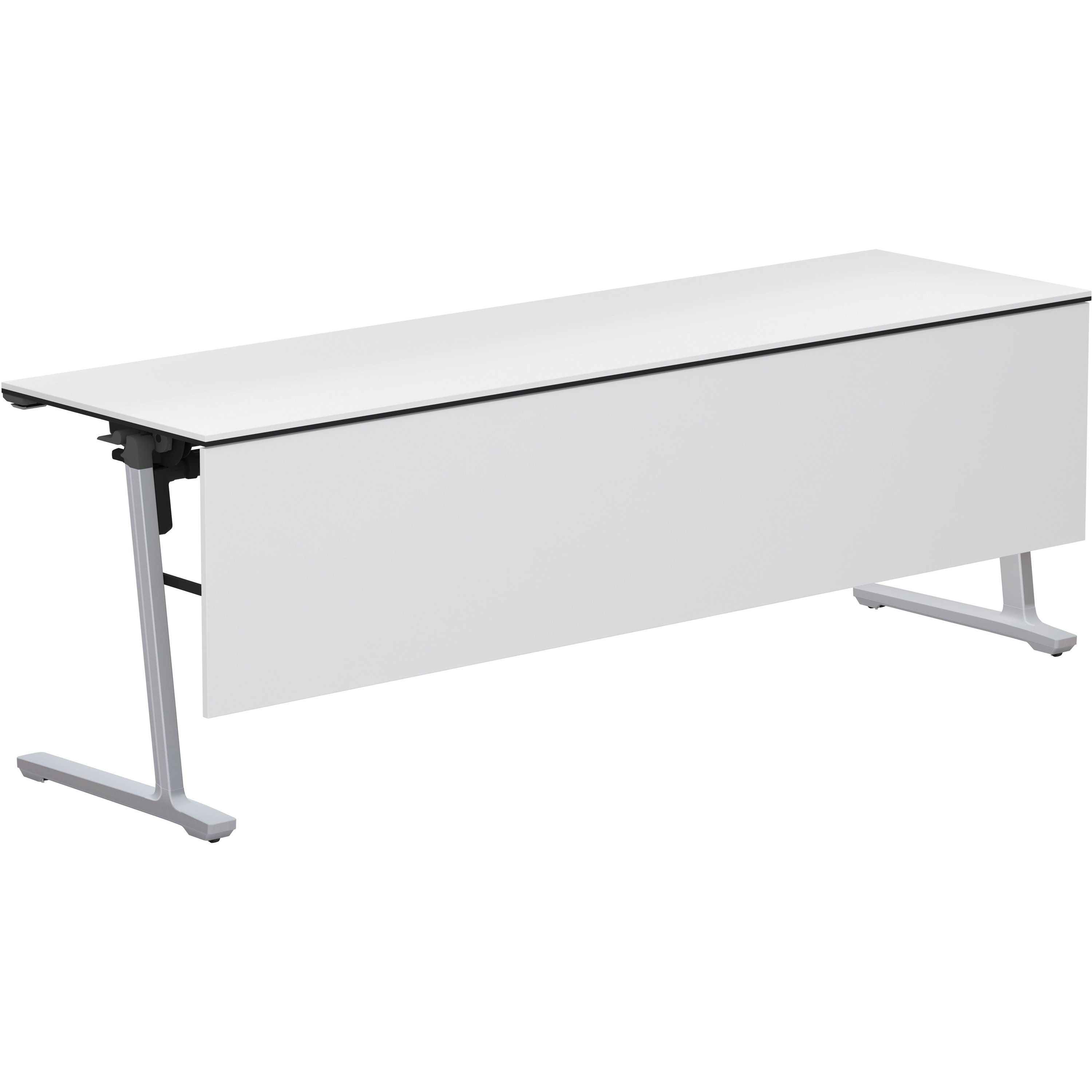 KT-PWS1409P81PAWNN フラップテーブル カーム 木パネル付き(配送・組立サービス付き) コクヨ フラットシルバー ホワイト 高さ720mm間口2100mm奥行600mm  KT-PWS1409P81PAWNN