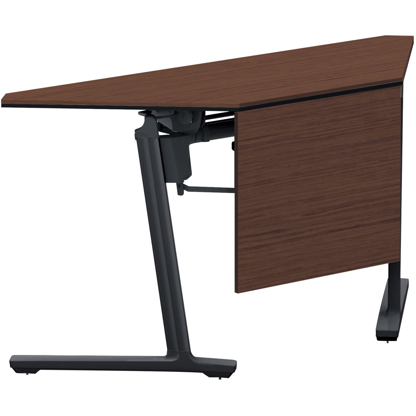 KT-PWSC141E6CMV5N3 フラップテーブル カーム コーナータイプ 木パネル付き(配送・組立サービス付き) コクヨ ブラック 高さ720mm間口1400mm奥行480mm  KT-PWSC141E6CMV5N3