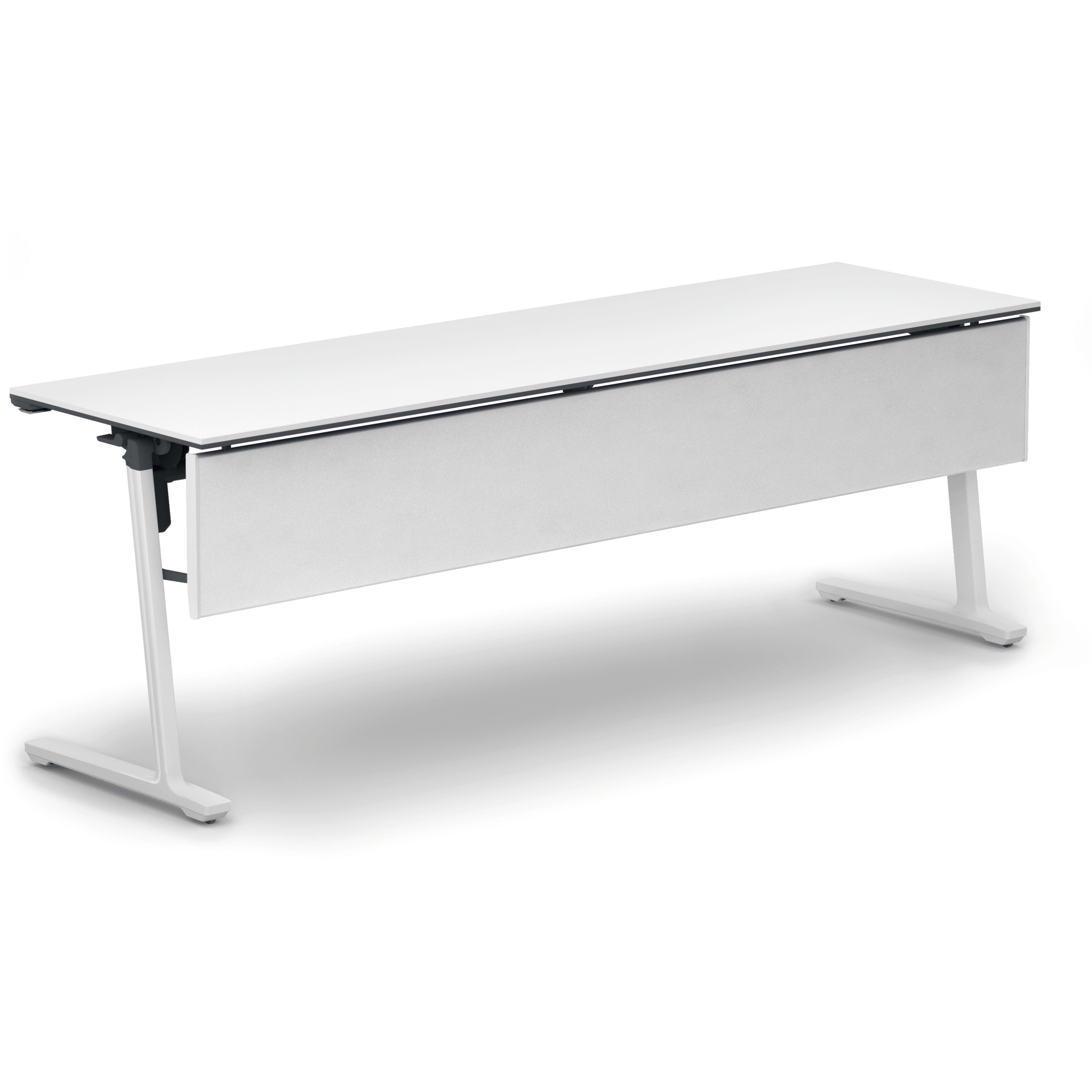 KT-PJ1409SAWPAWNN フラップテーブル カーム パネル付き(配送・組立サービス付き) コクヨ ホワイト 高さ720mm間口2100mm奥行600mm  KT-PJ1409SAWPAWNN