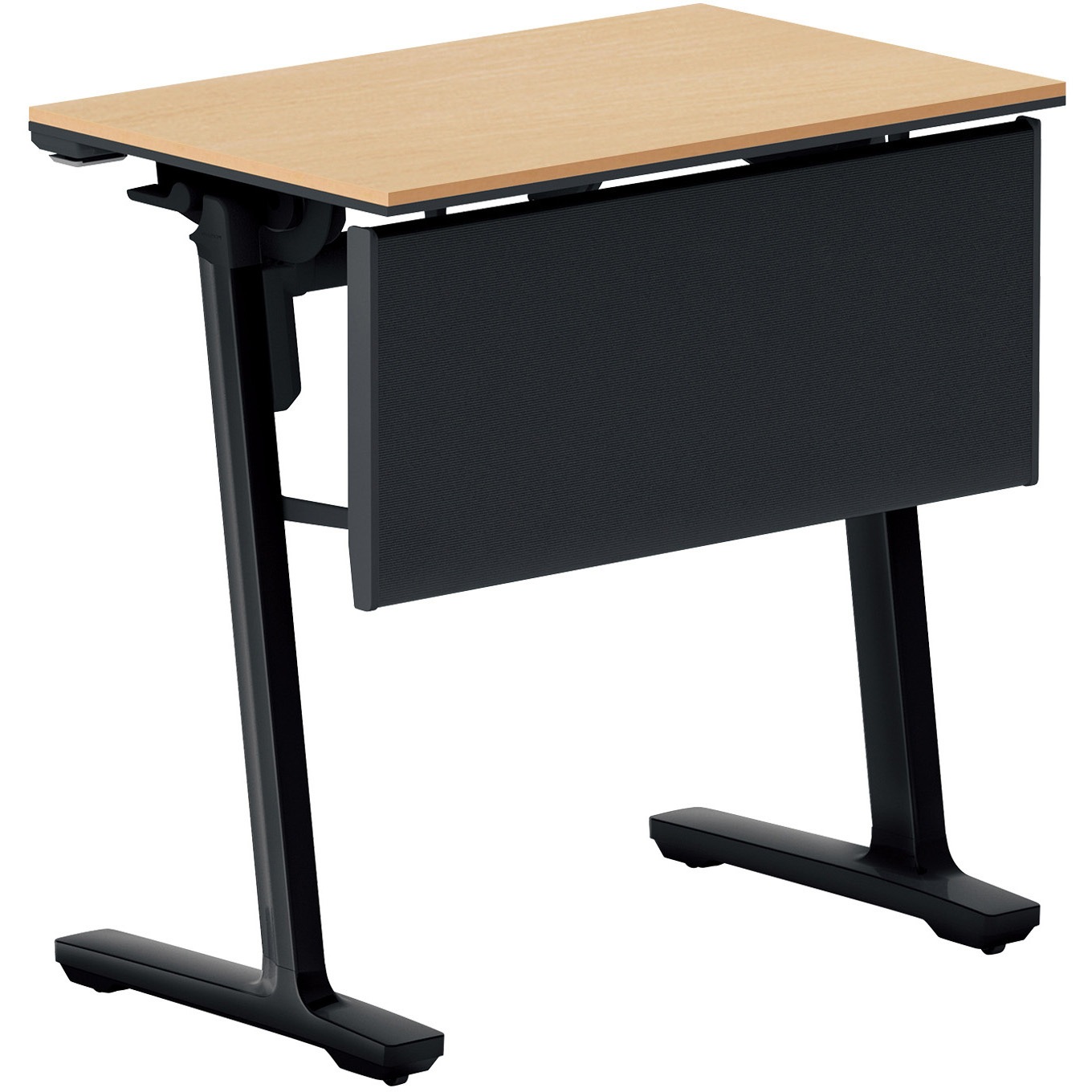 KT-PJS147E6CMT1NN フラップテーブル カーム パネル付き(配送・組立サービス付き) コクヨ ブラック ホワイトナチュラル 高さ720mm間口700mm奥行450mm  KT-PJS147E6CMT1NN