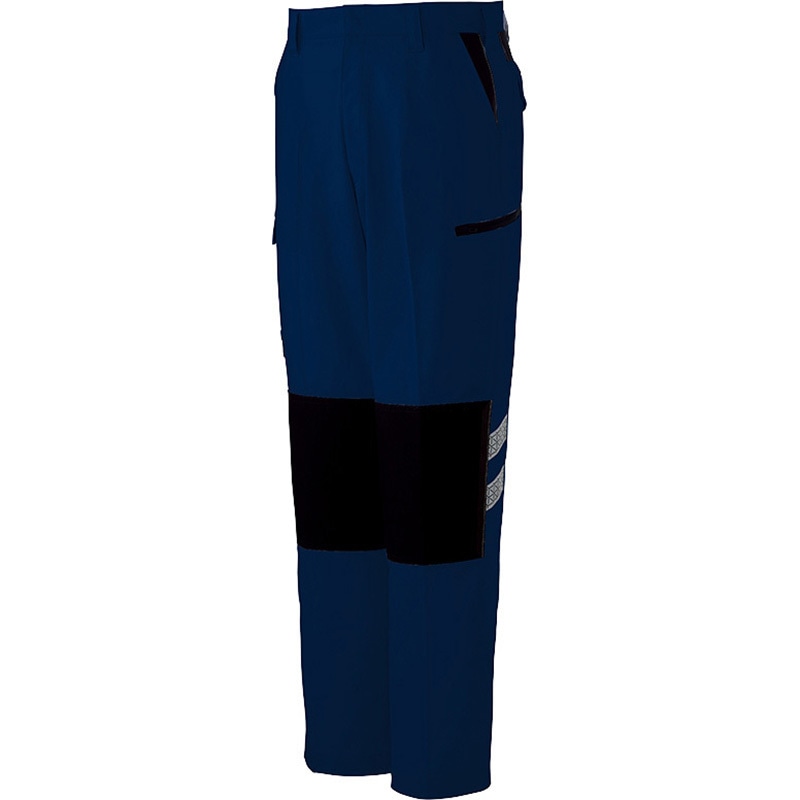 H87302 ストレッチノータックカーゴパンツ 87302 自重堂 ネービー色 サイズ112