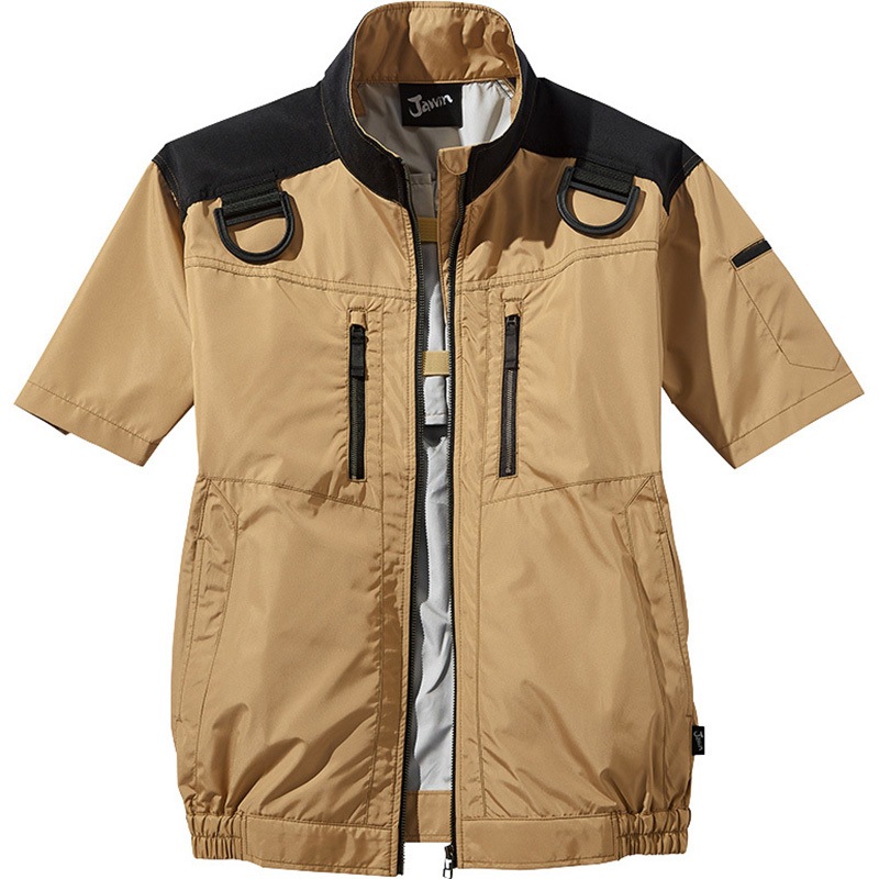 54090 Jawin 空調服半袖ブルゾン 54090 (服のみ) 自重堂 キャメル色 サイズLL 6,142円