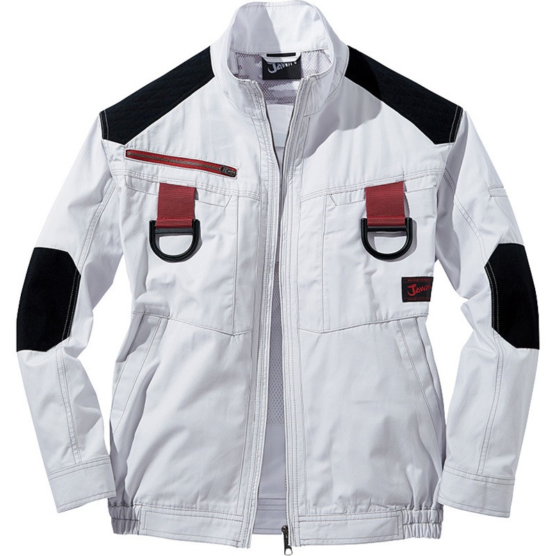 54100 Jawin 空調服長袖ブルゾン 54100 (服のみ) 自重堂 シルバー色 サイズS