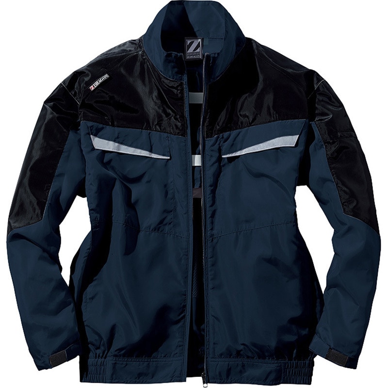 74140 Z-DRAGON 空調服長袖ブルゾン 74140 (服のみ) 自重堂 ネービー色 サイズEL