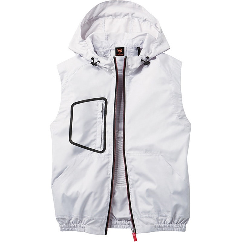 74180 Z-DRAGON 空調服ベスト 74180 (服のみ) 自重堂 シルバー色