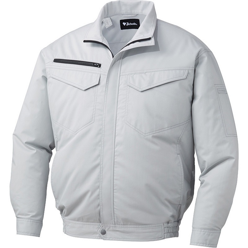 87080 空調服エコ長袖ブルゾン 87080 (服のみ) 自重堂 シルバー色 サイズEL 5,390円