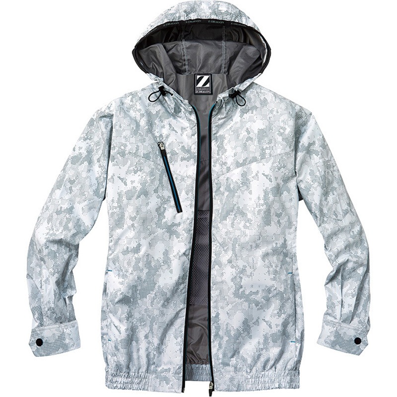 74210 Z-DRAGON 空調服長袖ブルゾン 74210 (服のみ) 自重堂 シルバーカモフラ色 サイズEL 4,761円