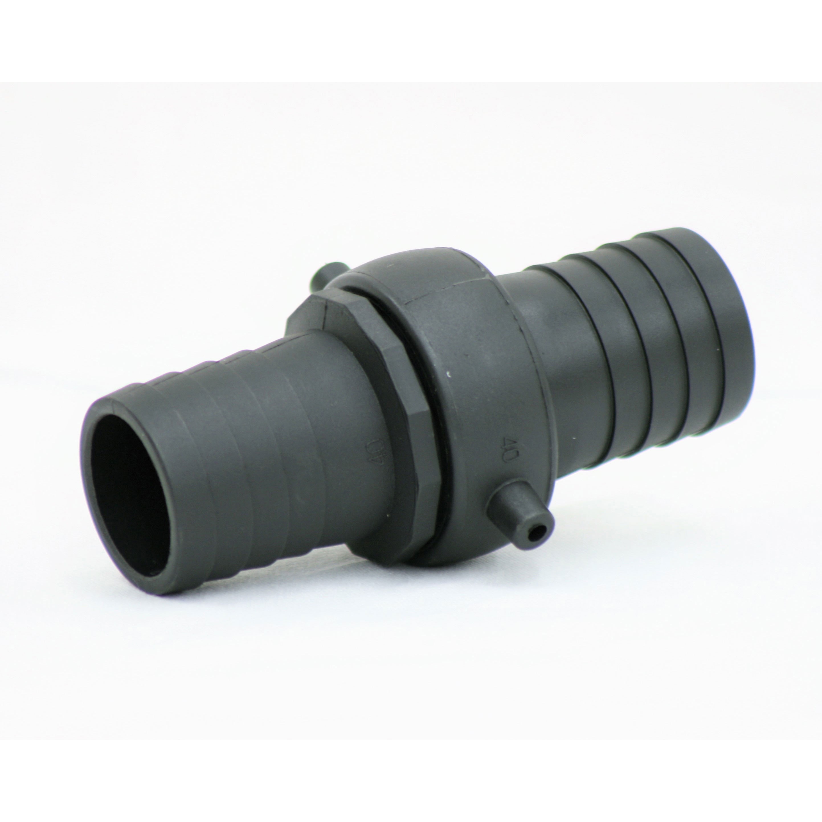 さとう(P？) 41AB040P 樹脂(PA)製 管用平行ネジPF(G)『ブラックカップ』オスメス