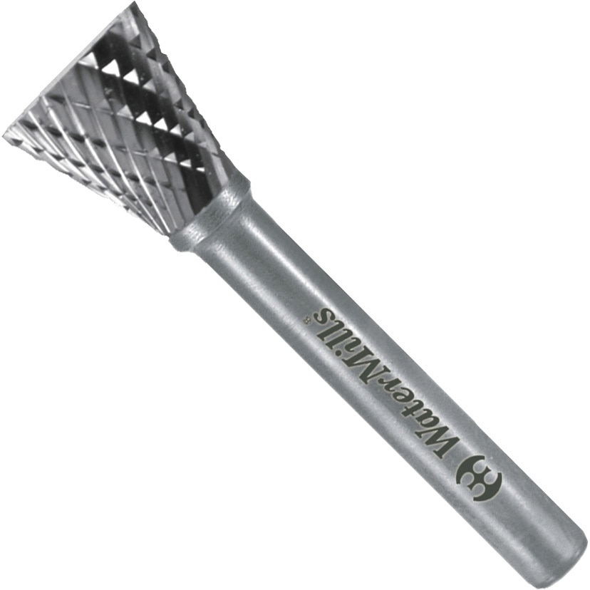 WMN6120L1353 超硬ロータリーバー タイプN ウォーターミルズ 逆テーパー形状 シャンク径6mm刃径12mm  WMN6120L1353