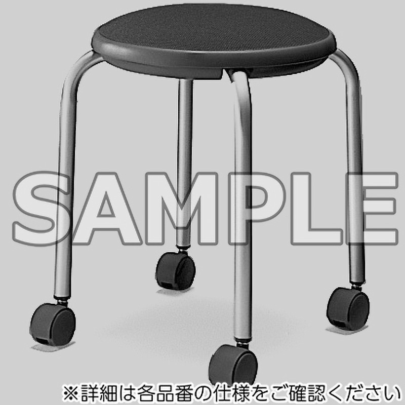 CK-745CG4Q5 スツール キャスタータイプ(配送・組立サービス付き) コクヨ オリーブグリーン色 高さ450mm幅455mm奥行455mm  CK-745CG4Q5