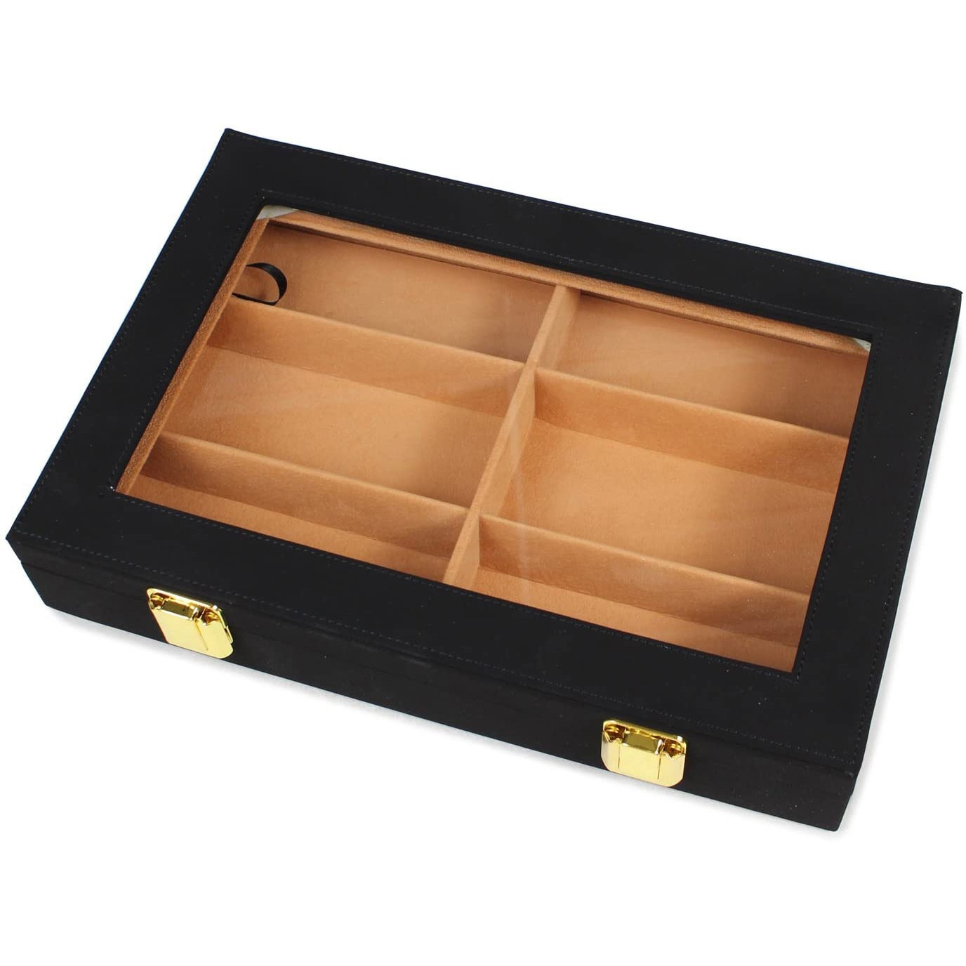 COB-08 メガネ コレクション ケース 6本収納 スエード調 1個 テーシーケース 【通販モノタロウ】