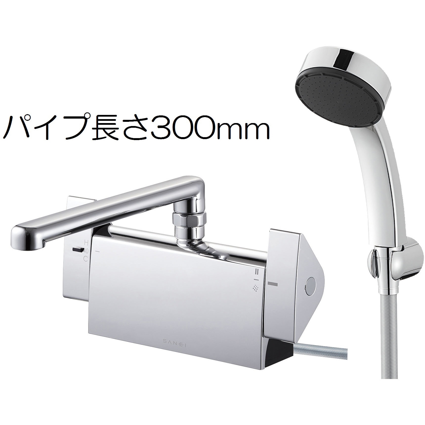 SK781R-2-S9L30 サーモデッキシャワー混合栓 SANEI(旧:三栄水栓製作所) パイプ長300mm吐水口長さ300mm  SK781R-2-S9L30 29,237円