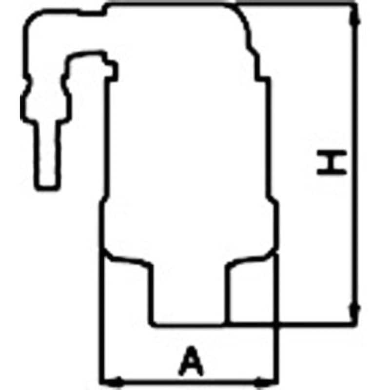 TAV-2 吸排気弁(タケノコ型ホース継手付) TAV-2 ヨシタケ 呼び径15A