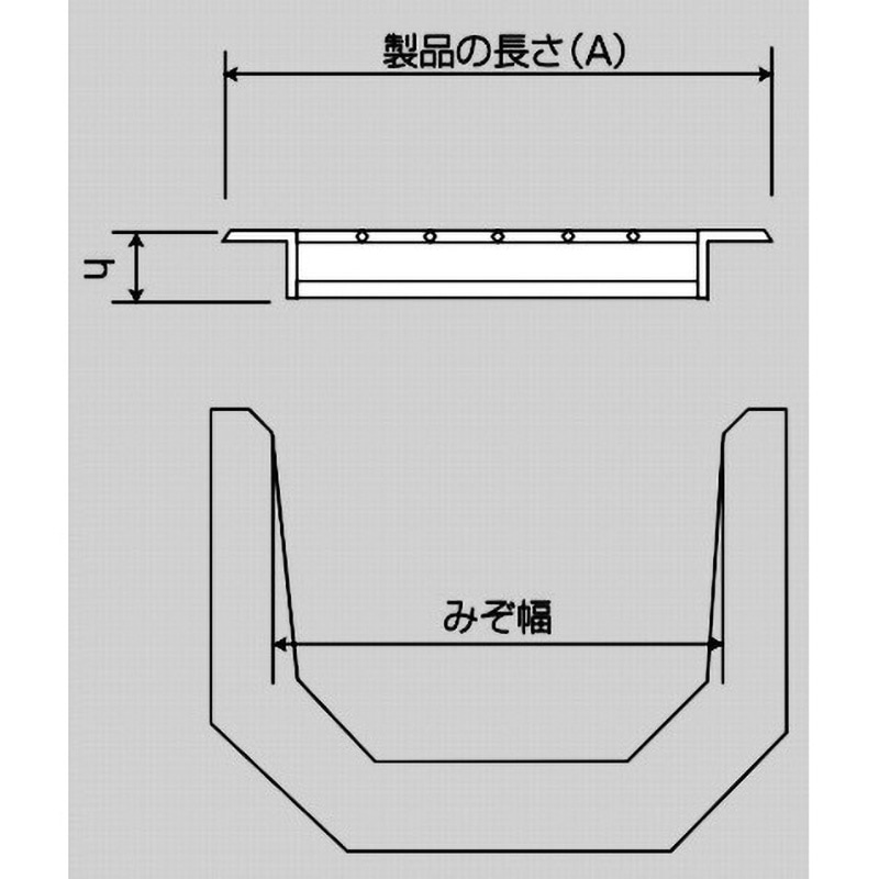 R5MU25-15 T-14 圧接型グレーチングU字溝側溝用 並目ザラザラ 1枚 