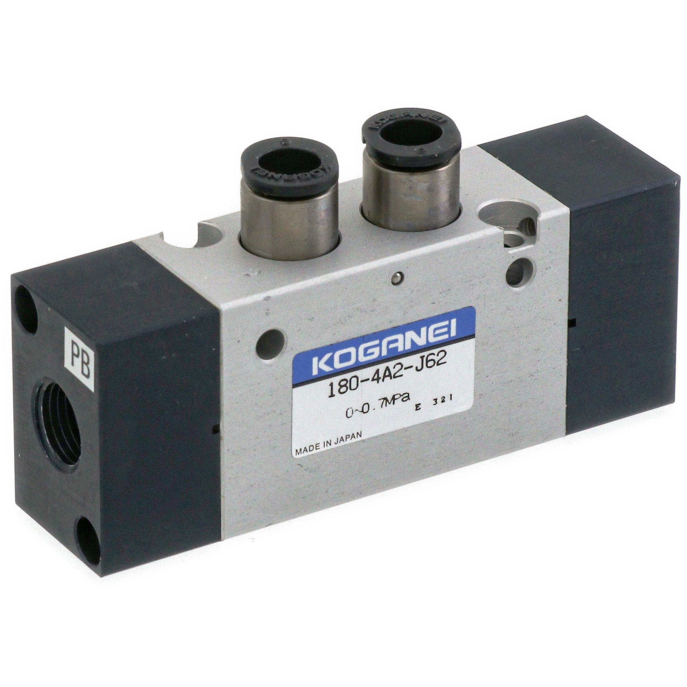 180-4A2-J62 パイロット切替弁 180シリーズ コガネイ 5ポート 空気用 最大作動頻度5Hz