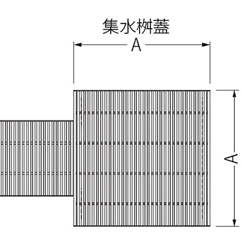 ZQ-H-15 500×500×15 ステンレス製 細目ノンスリップタイプ