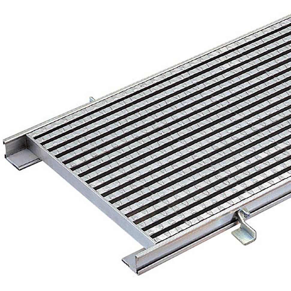 DQ-W-A-20 350×350×20 ステンレス製 縦目 細目ノンスリップタイプ グレーチング 集水桝用(すきま6mm) カネソウ ますぶた 歩行用 溝幅300mm長さ350mm