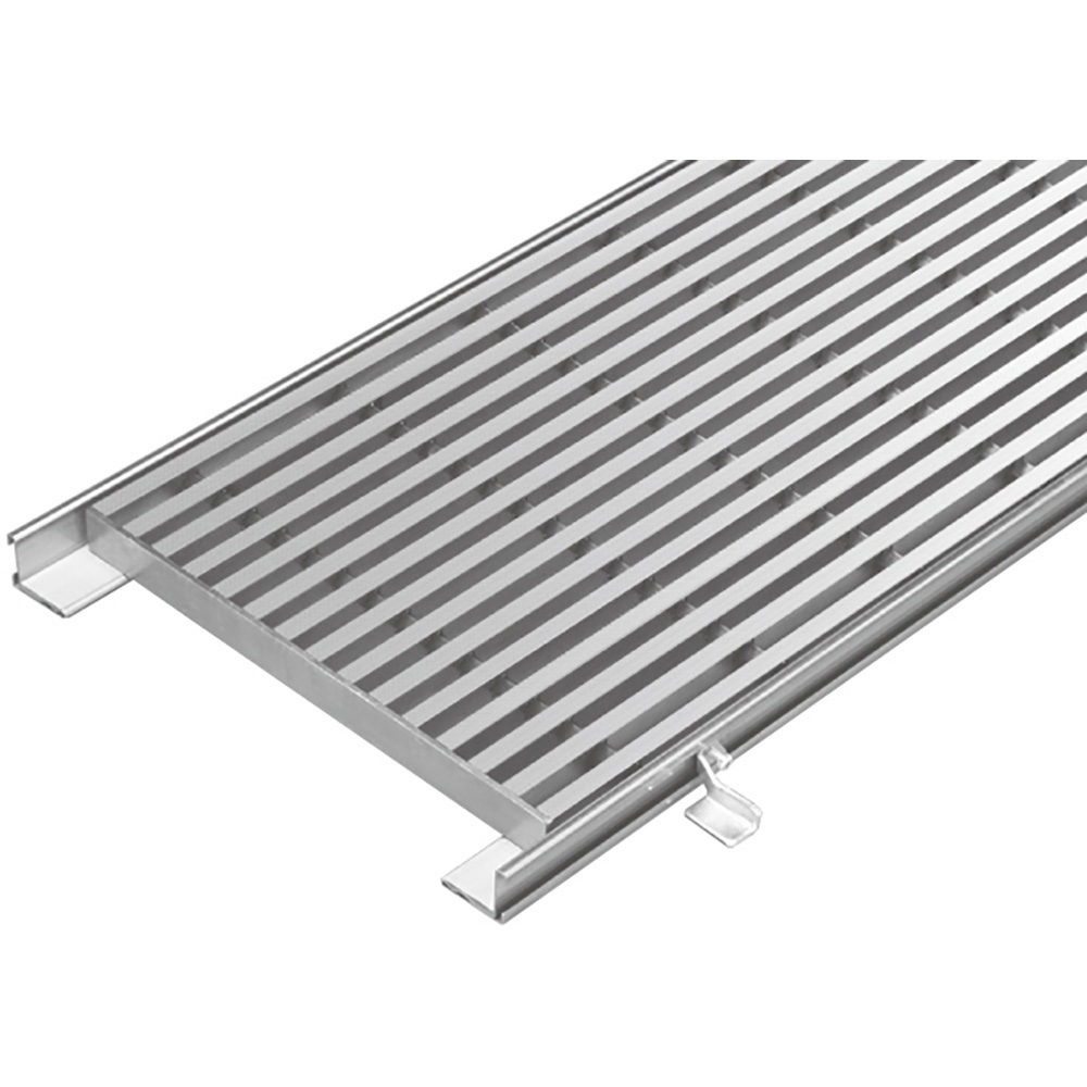 カネソウ　SUSグレーチング　ボルト固定式プレーンタイプ集水桝用　(SMWL-4425-P=15+RL-25A枠付)すきま11mm　寸法：400×400×25 カネソウ SUSグレーチング ボルト固定式プレーンタイプ集水桝用 (SMWL