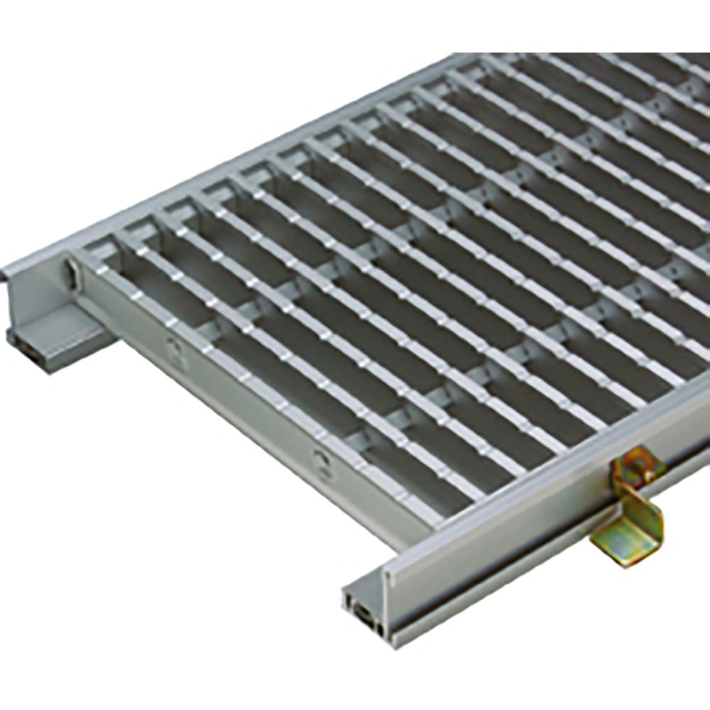 AMQ 300×1000×30 P=30 アルミニウム製 ノンスリップタイプ グレーチング カネソウ みぞぶた 歩行用 ピッチ30mm 溝幅250mm長さ996mm