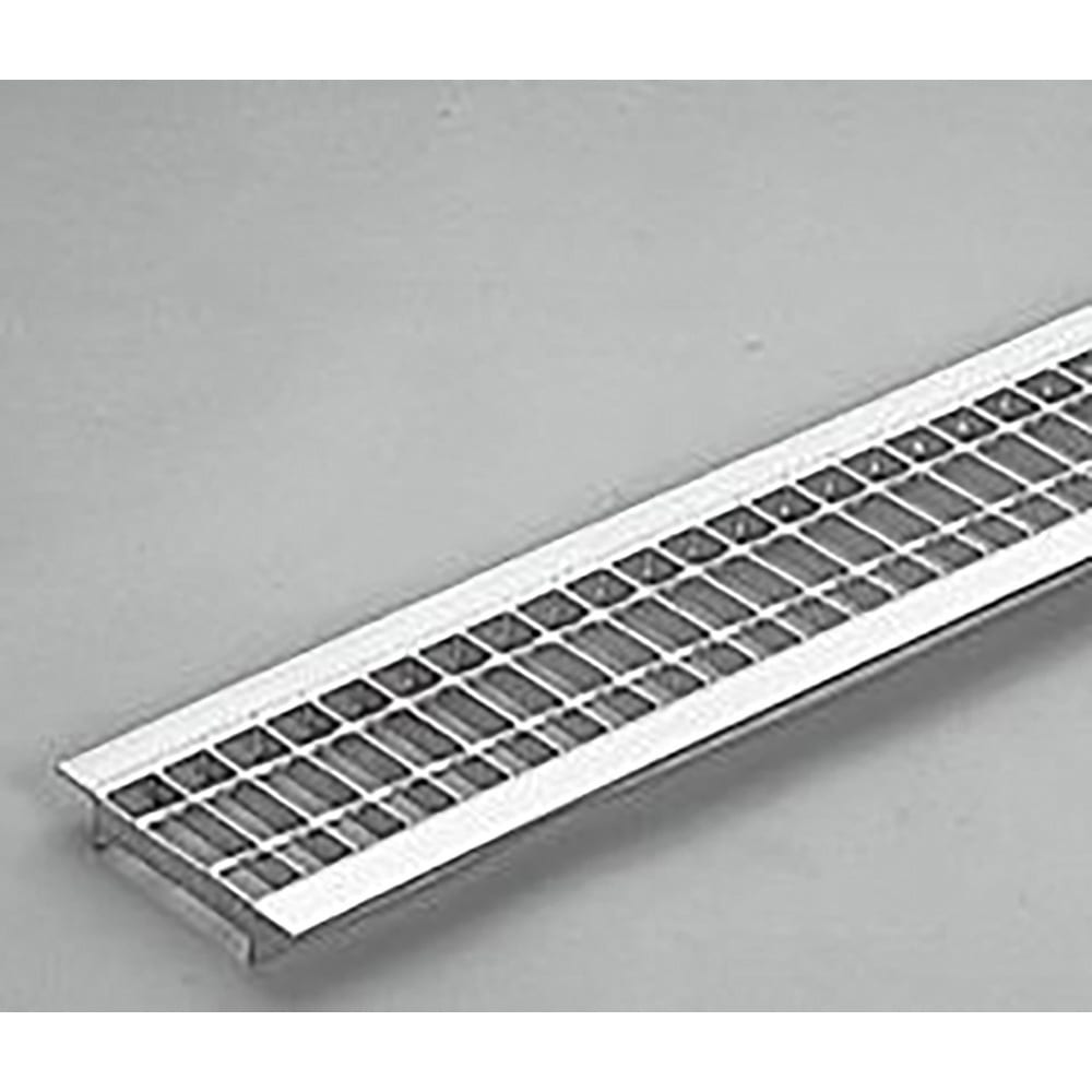 HSUM-P21219 スチール製グレーチング プレーンタイプ 歩道U字溝用クッション材付 カネソウ ピッチ30mm 歩行用 溝幅120mm長さ993mm  HSUM-P21219