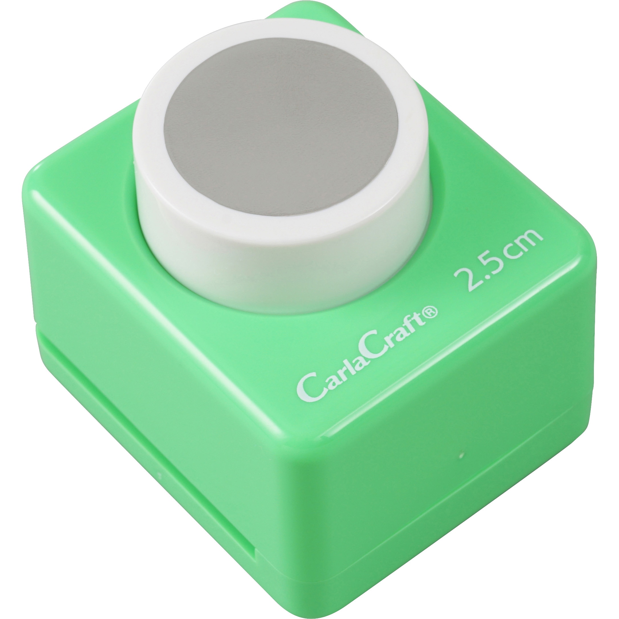 CN25A25 ミドルサイズクラフトパンチ カール事務器 円2.5cm柄