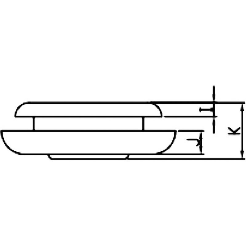 MMG-1x5 膜付グロメット モノタロウ 黒色 - 【通販モノタロウ】