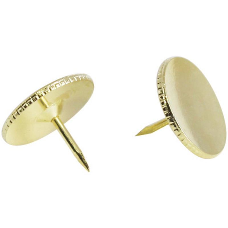 HT-04 ハイタック画鋲 ミツヤ ゴールド色 平タイプ - 【通販モノタロウ】