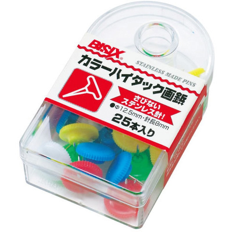 カラーハイタック画鋲 ミツヤ 画鋲/ピン 【通販モノタロウ】