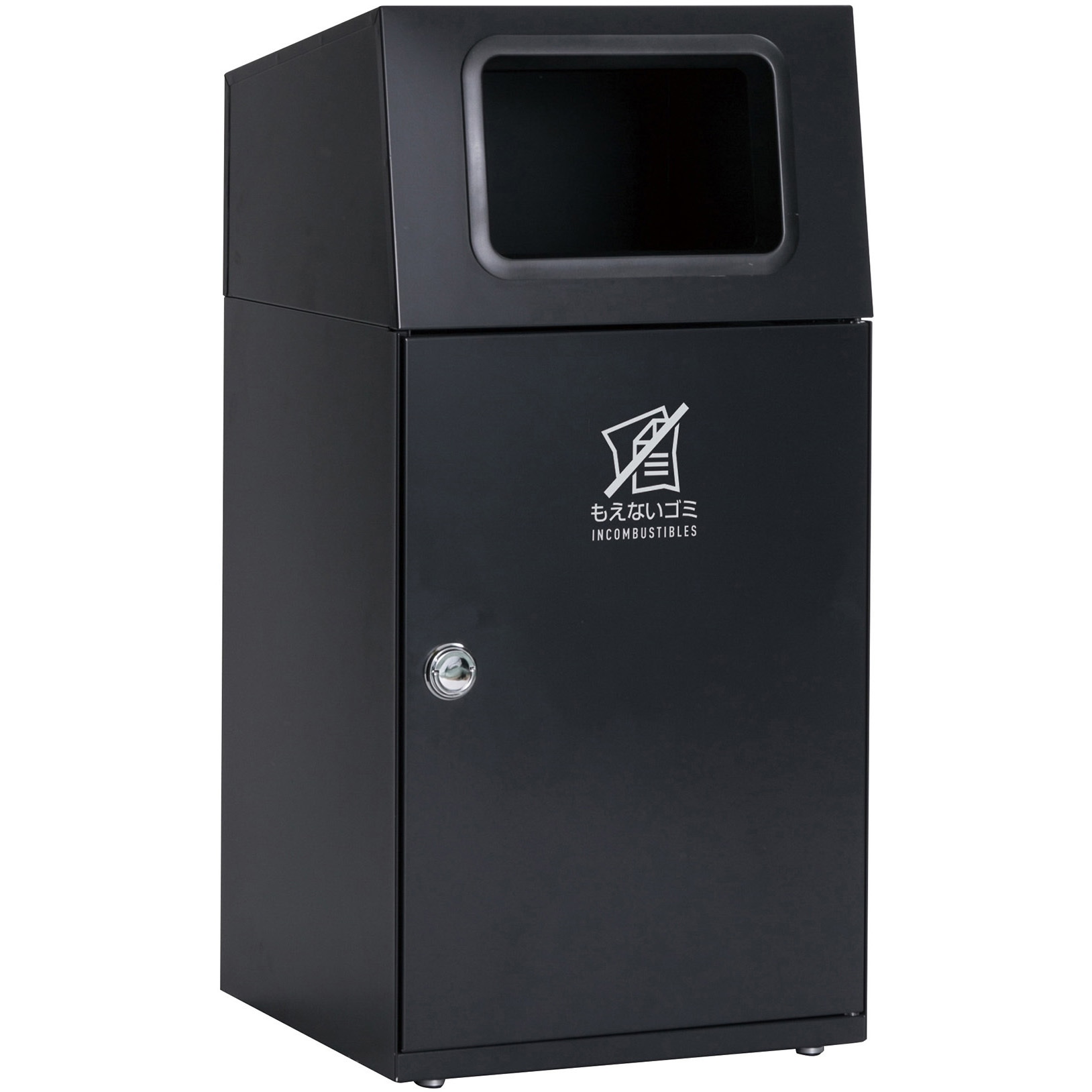DS-166-012-8 ニートST もえないゴミ用 テラモト 容量67L 角穴 アーバングレー色   DS-166-012-8