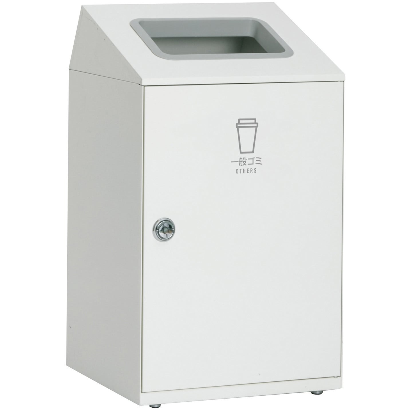DS-166-310-7 ニートSTF 一般ゴミ用 テラモト 容量67L 角穴 オフホワイト色   DS-166-310-7