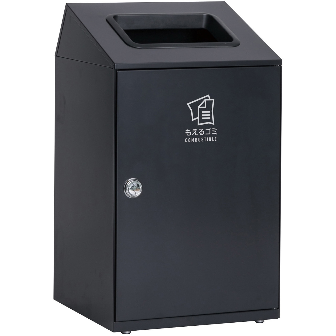 DS-166-311-8 ニートSTF もえるゴミ用 テラモト 容量67L 角穴 アーバングレー色   DS-166-311-8