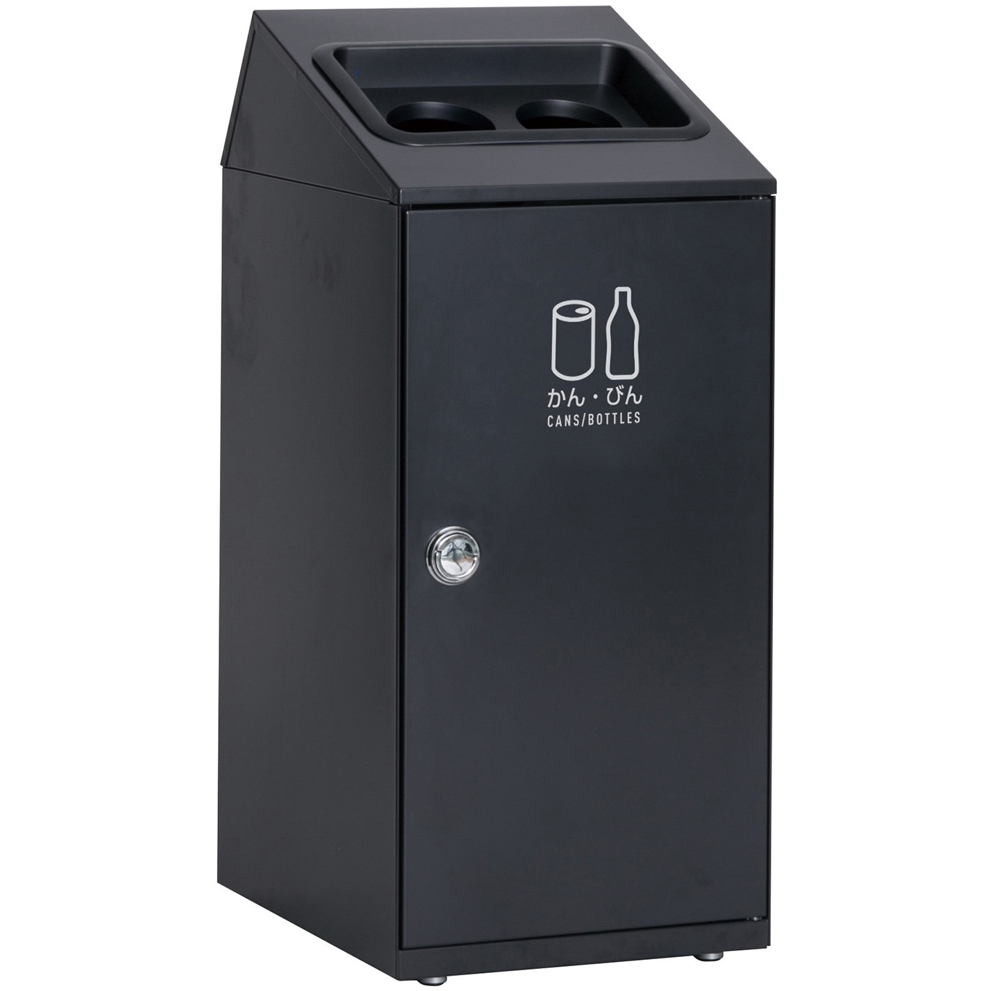 DS-166-418-8 ニートSLF かん・びん用 テラモト 容量47.5L 丸穴 アーバングレー色   DS-166-418-8