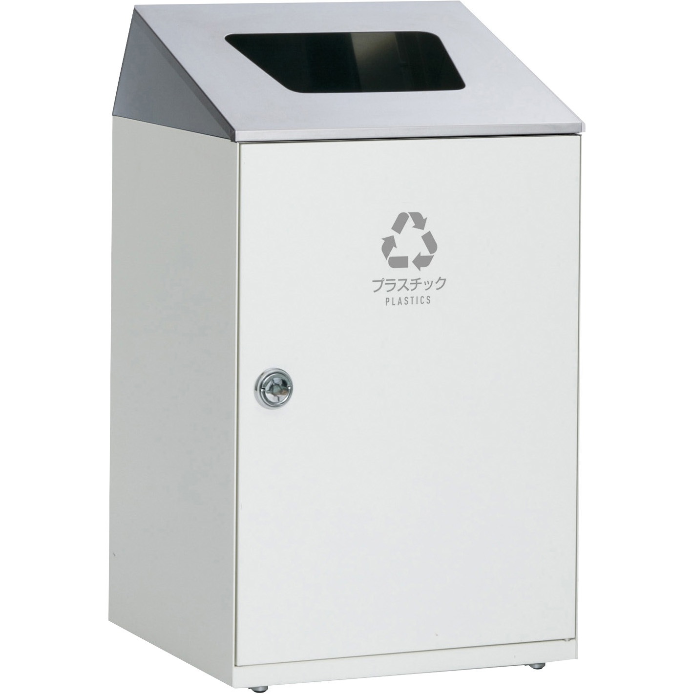 DS-166-515-7 ニートSTF ステン プラスチック用 テラモト 本体+フタ 容量67L オープン式 オフホワイト色   DS-166-515-7