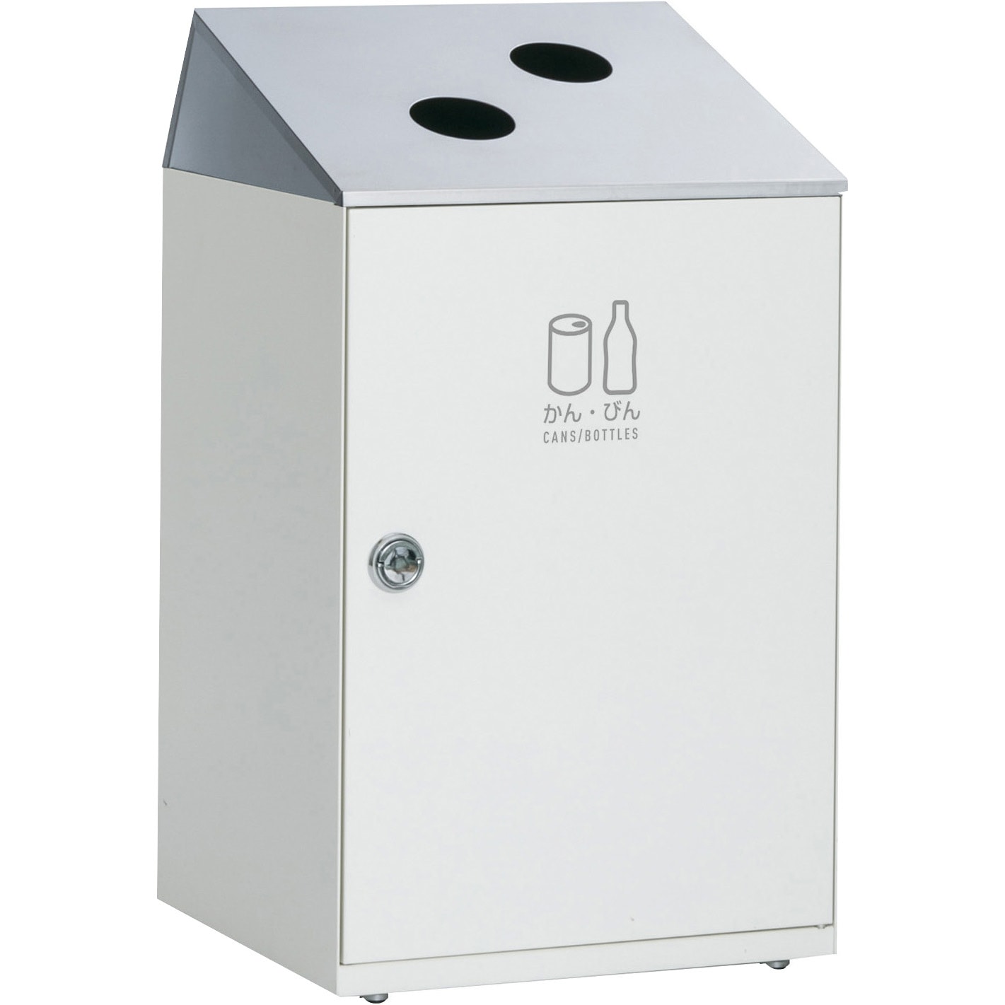 DS-166-518-7 ニートSTF ステン かん・びん用 テラモト 本体+フタ 容量67L オープン式 オフホワイト色   DS-166-518-7 32,487円