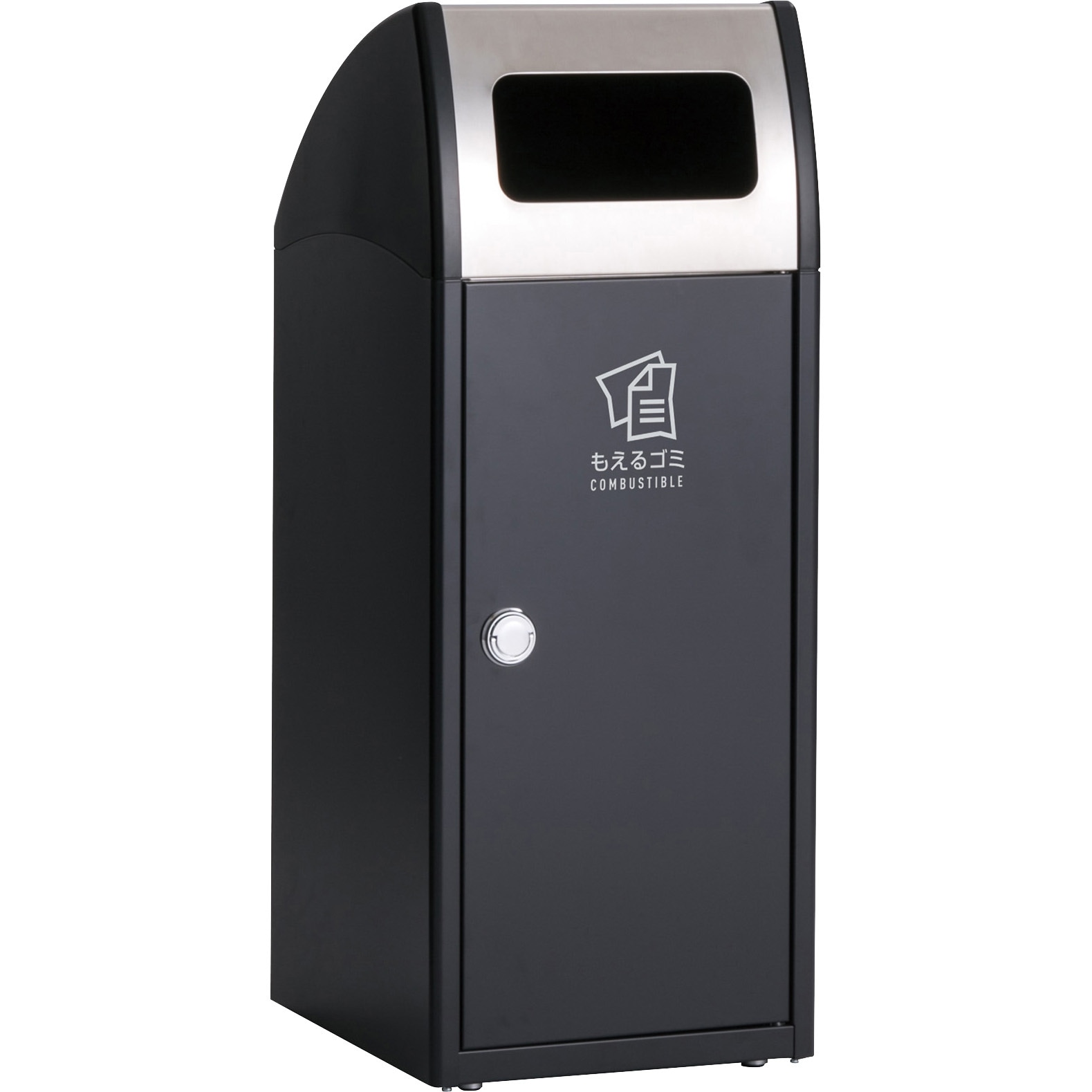 DS-168-921-8 TrimSL ステン テラモト 本体+フタ 容量47L オープン式 もえるゴミタイプ アーバングレー色   DS-168-921-8