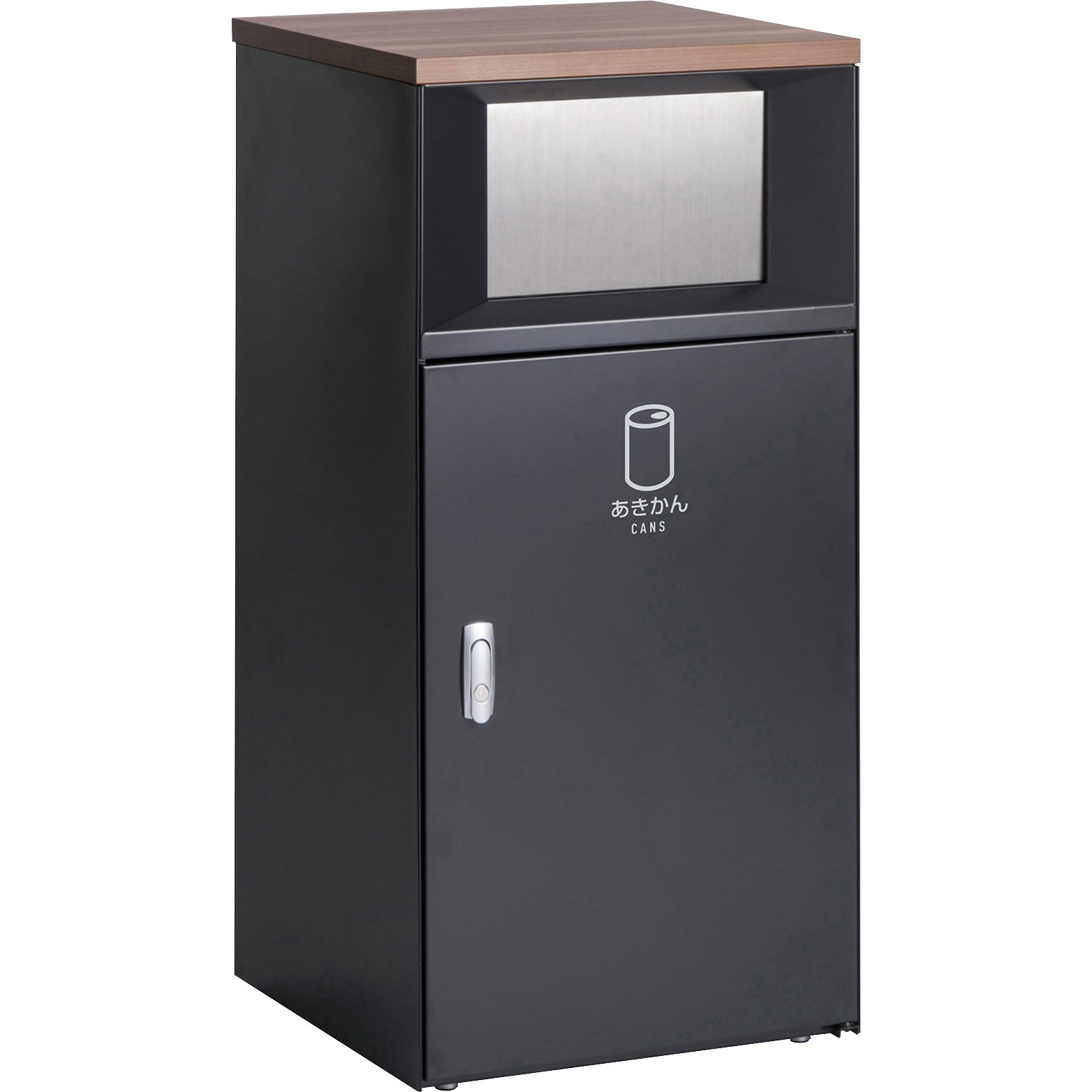 DS-189-516-8 トラッシュボックスFT アーバングレー テラモト 本体+フタ 容量67L あきかん用   DS-189-516-8