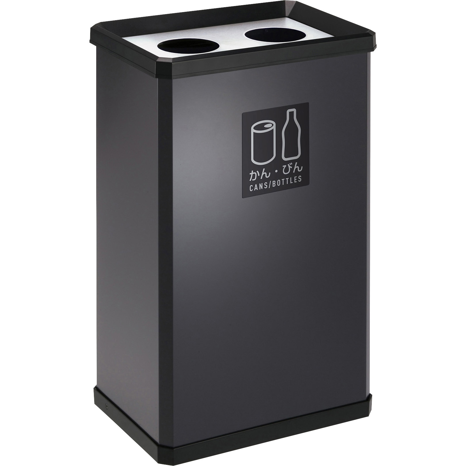 DS-251-120-5 分別ターンボックス テラモト 本体+フタ 容量37L オープン式 かん・びん用   DS-251-120-5