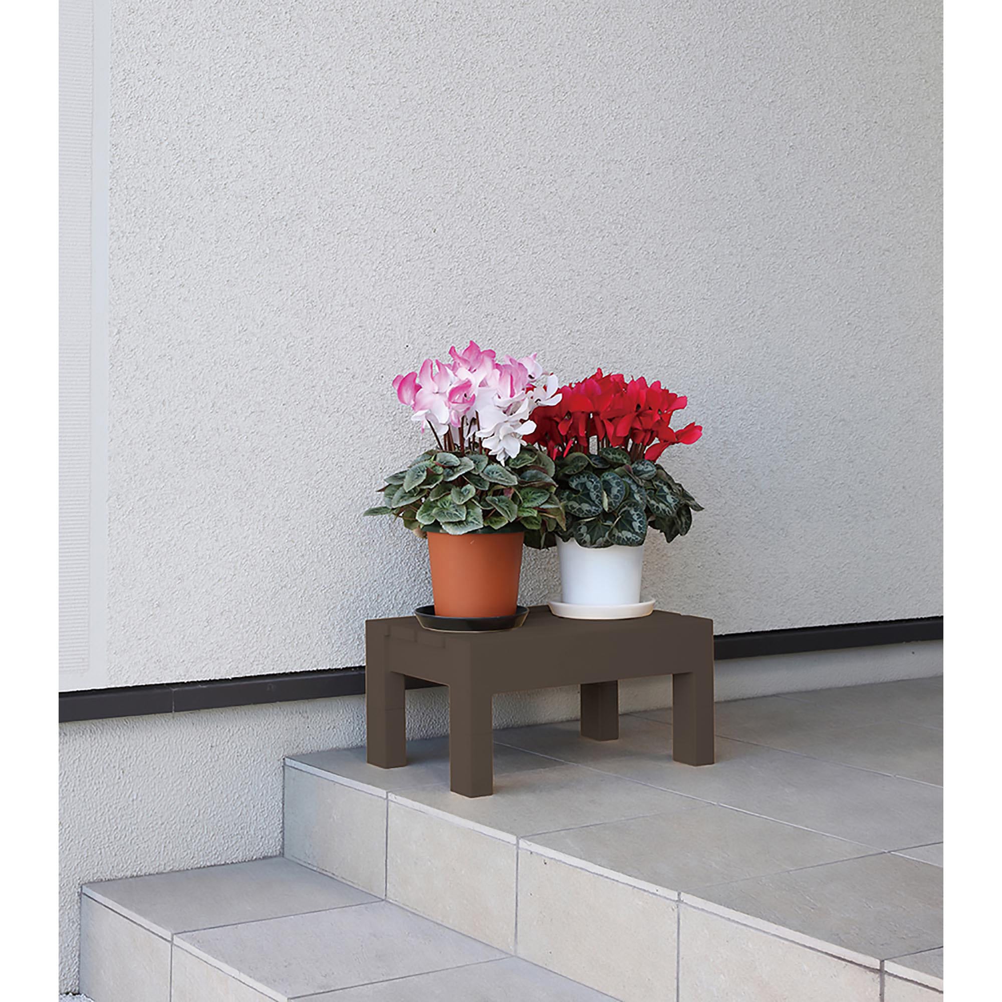 ST-405 プラスチック万能台 小原産業 ブラウン色 ST-405 - 【通販