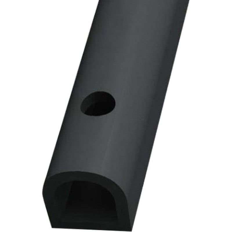 CSD-0110 カーストッパー(D型中空タイプ) 1本 王子ゴム化成 【通販モノタロウ】