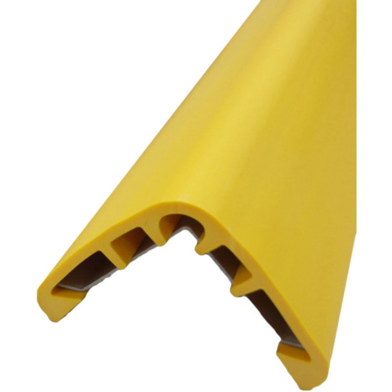 SCL-0090V コーナーガード(直角コーナー用)2mタイプ 王子ゴム化成 黒色  1本 SCL-0090V