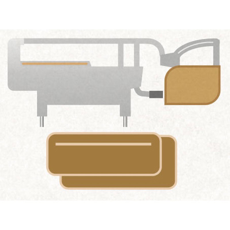 SIDE600-1350 サイドレール用保護袋(スイングアーム用) オルディ 透明色