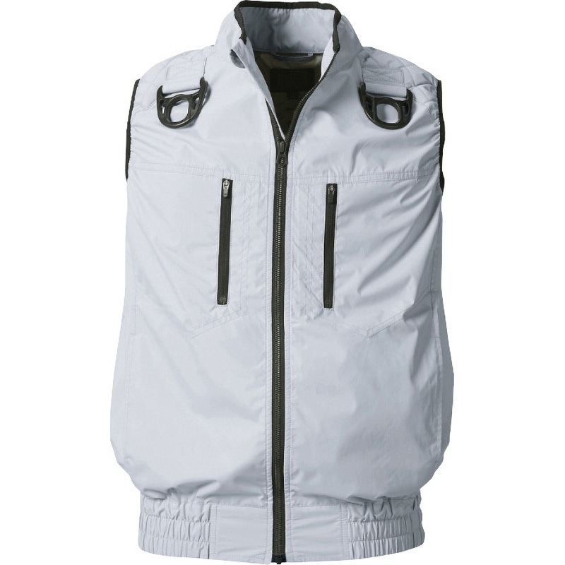 NK20-01SG 快適ベスト チタン仕様(ハーネス対応) NK20-01 (服のみ) 昭和商会 シルバーグレー色 サイズ6L