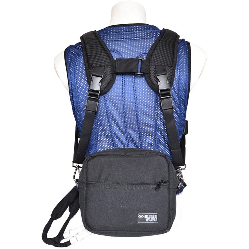 水冷服 Aセット+リュックベルト 大沼プランニング 紺色 - 【通販