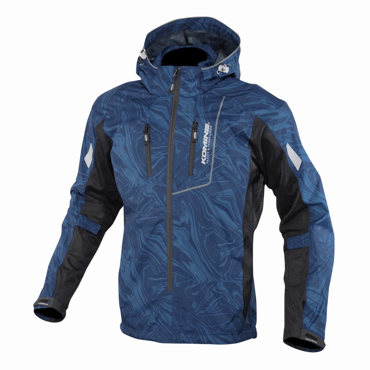 07-112 JK-112 Protect Half M- Parka-GENRI コミネ 色Navy Marble 