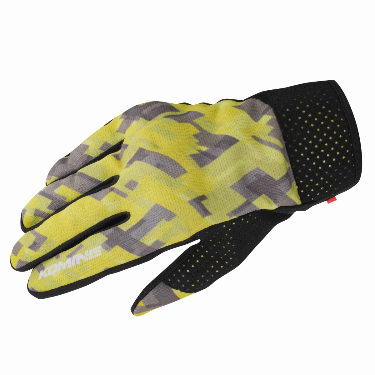 06-233 GK-233 Protect Riding M-Gloves コミネ 色Plaid Yellow