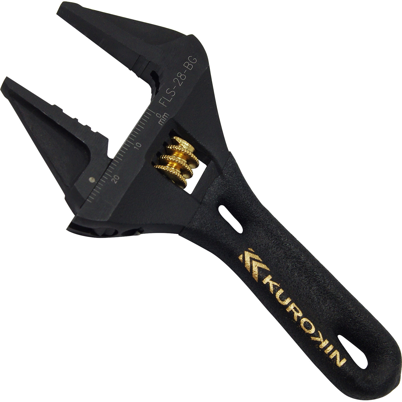 FLS-28-BG ライトショートモンキー(黒金・グリップ付) フジ矢 全長