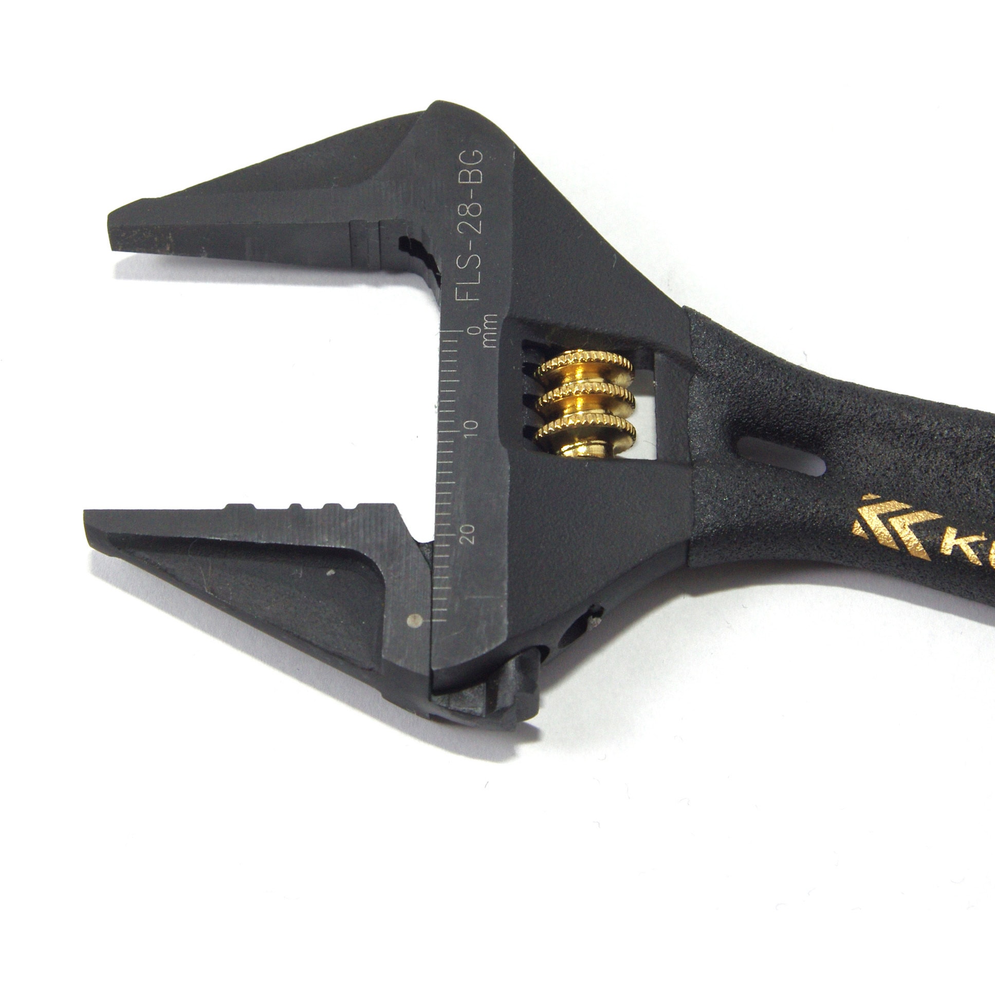 FLS-28-BG ライトショートモンキー(黒金・グリップ付) フジ矢 全長