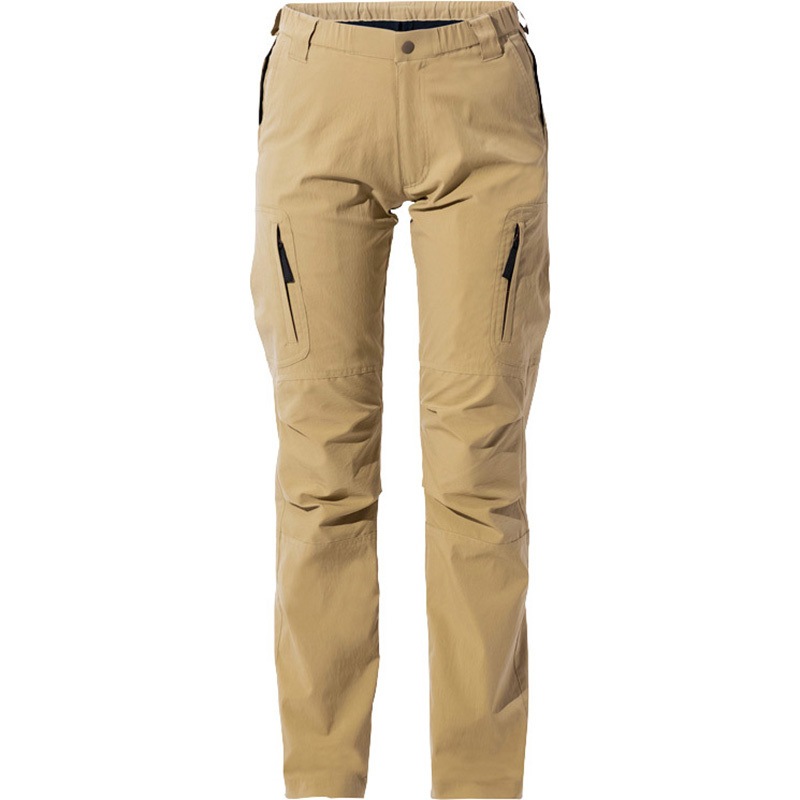 7895 ストレッチカーゴパンツ(ノータック)(腰部サポートベルト対応)(男女兼用) 7895 アイトス カーキ色 サイズSS