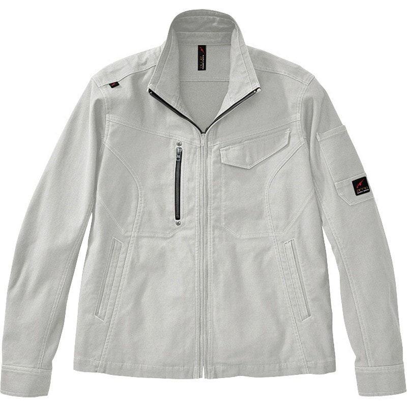 EBA106 EARLY BIRD ARNO(アーリーバードアルノ) ストレッチブルゾン EBA106 bigborn(ビッグボーン) 混率(%):綿97・ポリウレタン3 シルバー色 5L着丈67cm 5,255円