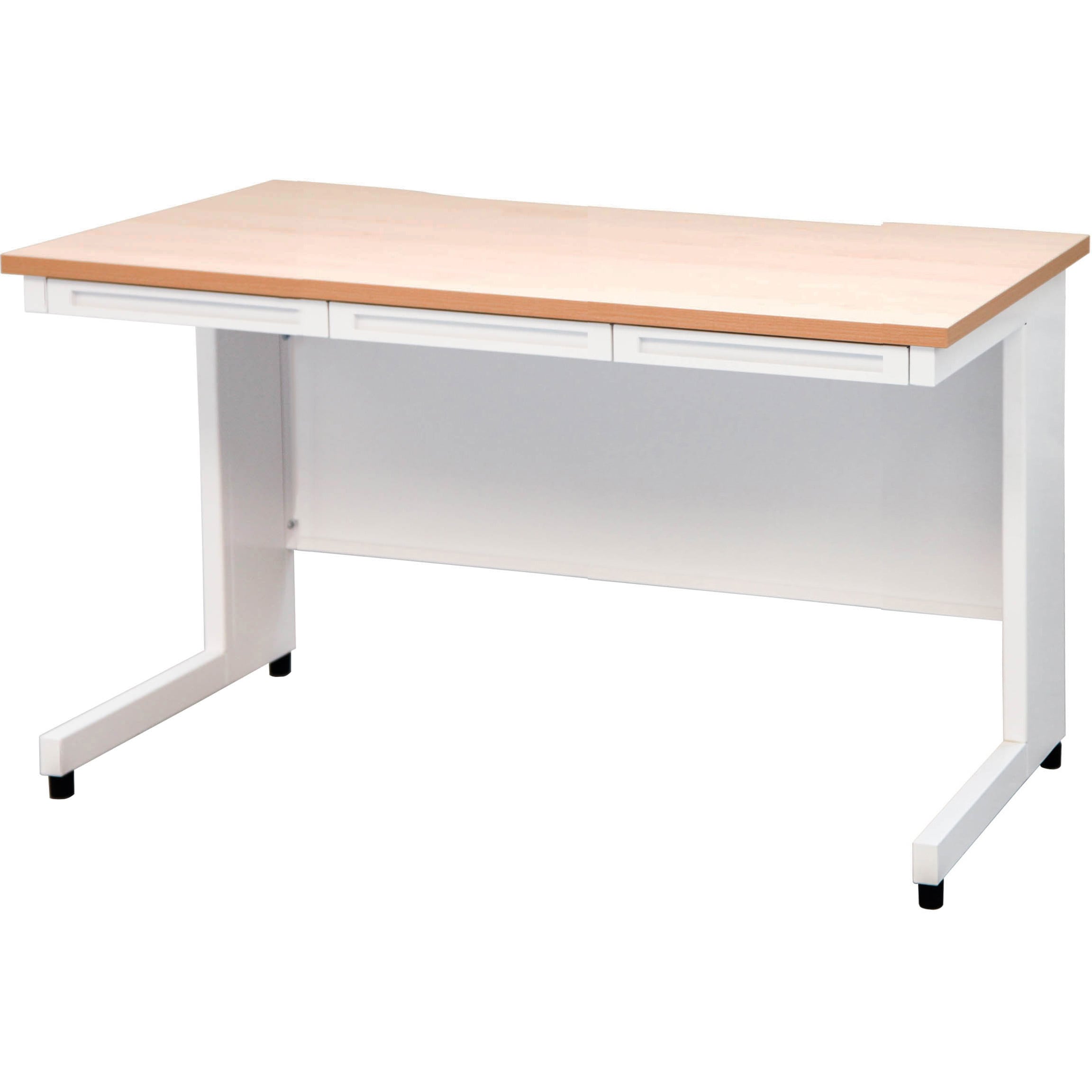 747264 スチールデスク(薄型引出し3個付き) 1台 スマイル(家具) 【通販モノタロウ】